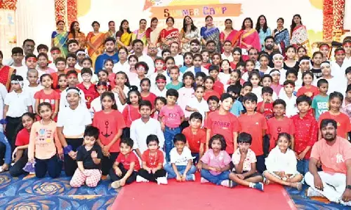 Children imparted training in various activities