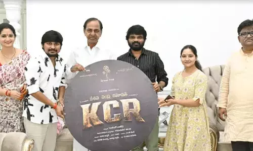 BRS Chief KCR launches ‘Telangana Tejam’ song from Jabardast Rocking Rakesh’s film
