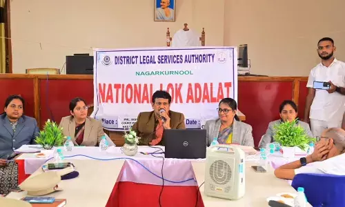 Use National Lok Adalat to resolve cases. District Chief Justice D Rajesh Babu