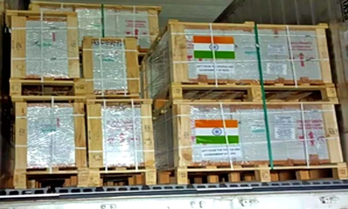 India sends 90-tonne humanitarian assistance to Cuba from Mundra port