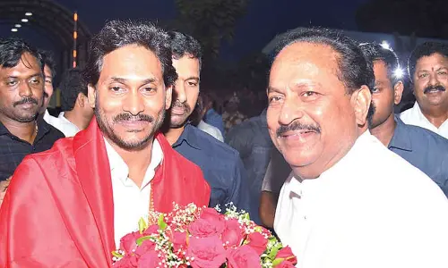 Vijayawada: CM YS Jagan Mohan Reddy returns from foreign tour