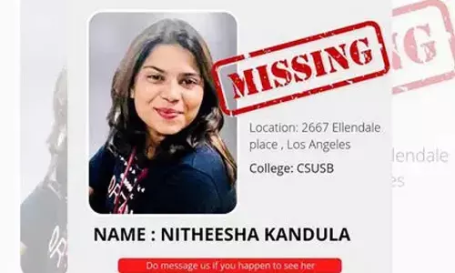 Hyderabad student goes missing in US