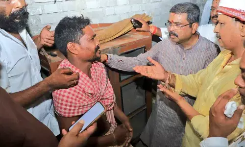 Pradhan visits families of deceased