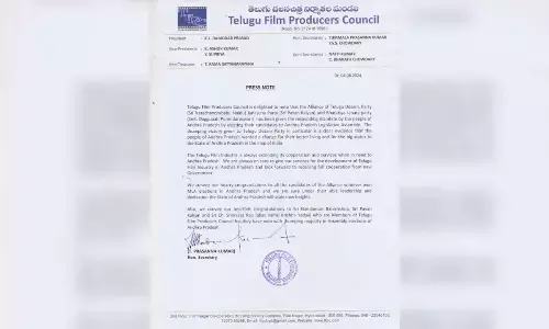 Telugu Film Producers Council lauds alliance victory in Andhra Pradesh legislative assembly elections