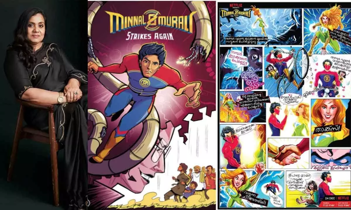 Female Villain Makes her Mark in Minnal Murali Comic Novel