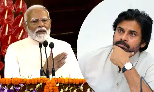 Narendra Modi all praise for Pawan Kalyan, says latter is a storm