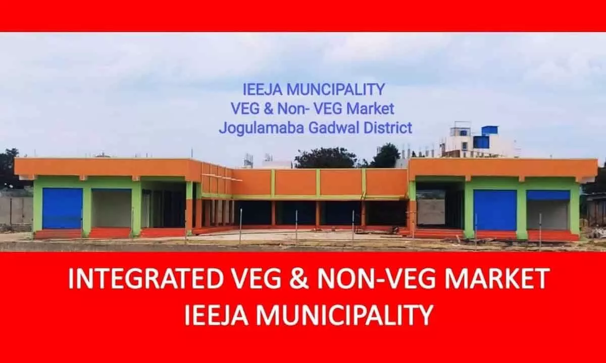 Delay in the opening of integrated veg and non veg market .