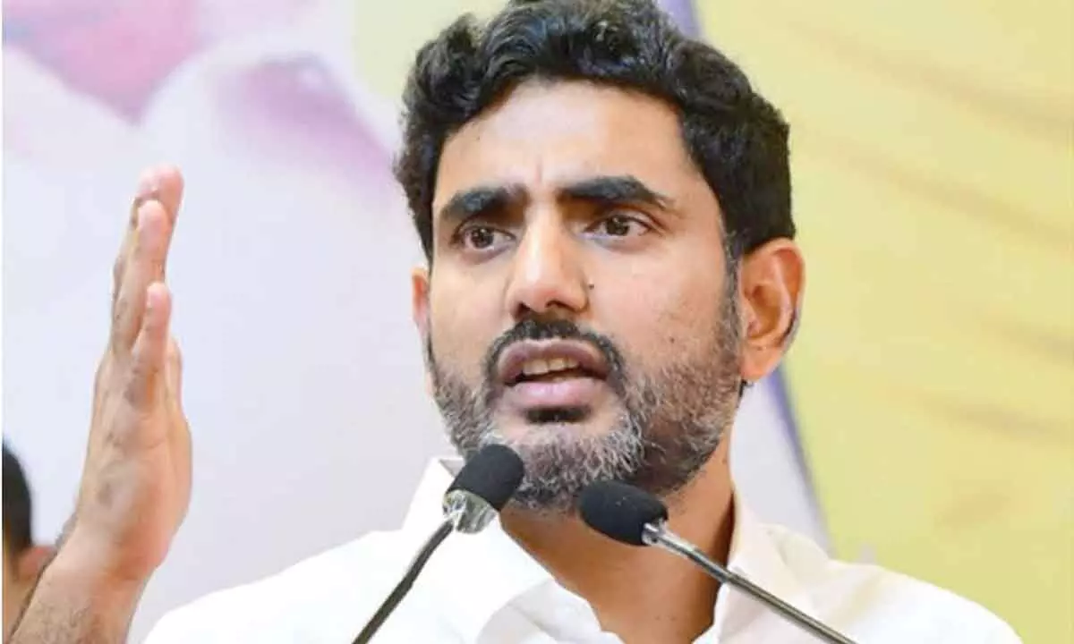 Jagan govt allotted 42 acres for YSRCP offices in 26 districts, alleges Lokesh