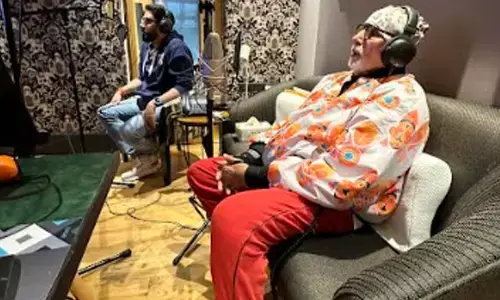 Bachchan duo collaborates, share joy of working together