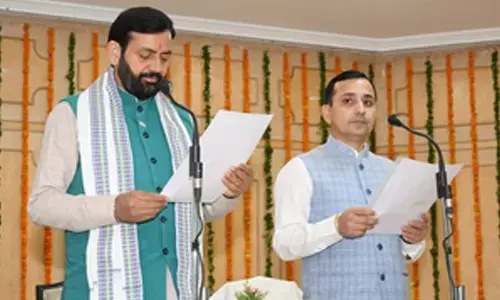 Haryana CM administers oath to HSSC Chairman