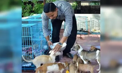 Tauseef Ahmed Lone animal rescuer