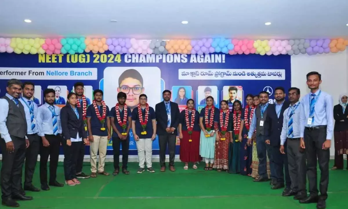 Padala Suhaas of Aakash Educational Services Limited (AESL) from Nellore becomes a top scorer in NEET UG 2024, scoring 715 marks and securing AIR 162