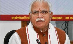 Former Haryana chief minister Manohar Lal Khattar sworn in as Union Cabinet Minister Former Haryana chief minister Manohar Lal Khattar sworn in as Union Cabinet Minister