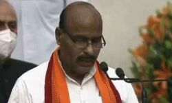 Virendra Kumar takes oath as Union Cabinet Minister