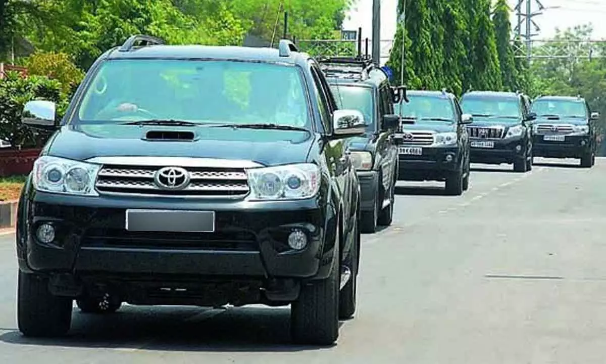 New Convoy Prepared for CM designate Chandrababu, to have eleven vehicles