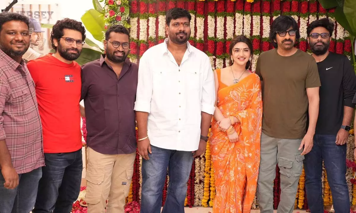 Ravi Teja’s new film ‘RT 75’ with Sreeleela gets a grand launch