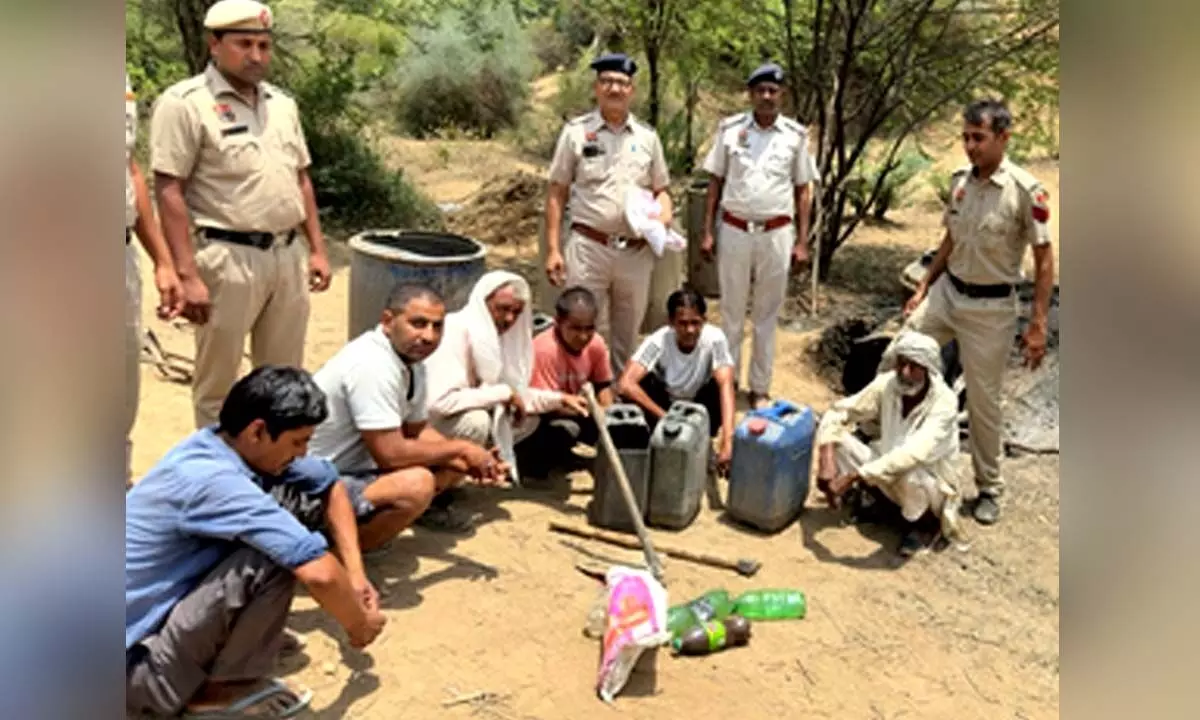 Using drone surveillance, Gurugram Police bust illicit liquor-manufacturing unit