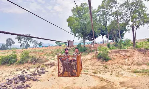 CRPF 151 Bn built a ropeway across the Chintavagu stream on Telangana-Chhattisgarh borders to ensure connectivity to Adivasi hamlets and for the movements of troops