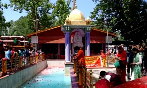 Heavy security arrangement ahead of Mata Kheer Bhawani festival in Kashmir