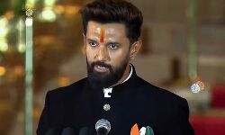 Union Minister Chirag Kumar Paswan landed at Gannavaram airport.Vijayawada MP Kesineni Shivanath welcomed him. Union Minister Chirag Kumar Paswan landed at Gannavaram airport.Vijayawada MP Kesineni Shivanath welcomed him.