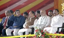 Union Home Minister Amit Shah, Vice President of India Venkaiah Naidu, Nitin Gadkari and JP Nadda arrived at venue Union Home Minister Amit Shah, Vice President of India Venkaiah Naidu, Nitin Gadkari and JP Nadda arrived at venue