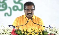 Nirmala Rama Naidu elected from Palakollu took the oath. He belongs to Kapu caste.