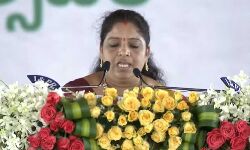 Sandhyarani Gummadi took the oath. She was elected from Saluru segment and belongs to ST Sandhyarani Gummadi took the oath. She was elected from Saluru segment and belongs to ST