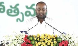 Ram Prasad Reddy took the oath. He belongs to Reddy caste and won from Rayachoti segment