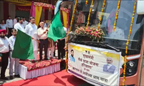 Over 100 pilgrims from Haryana leave for Ayodhya under Mukhyamantri Tirth Yatra Yojana