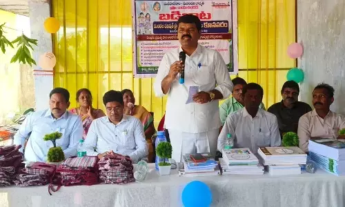 MLA Shri Payam garu who participated in Professor Jayashankars Badibata program as the chief guest