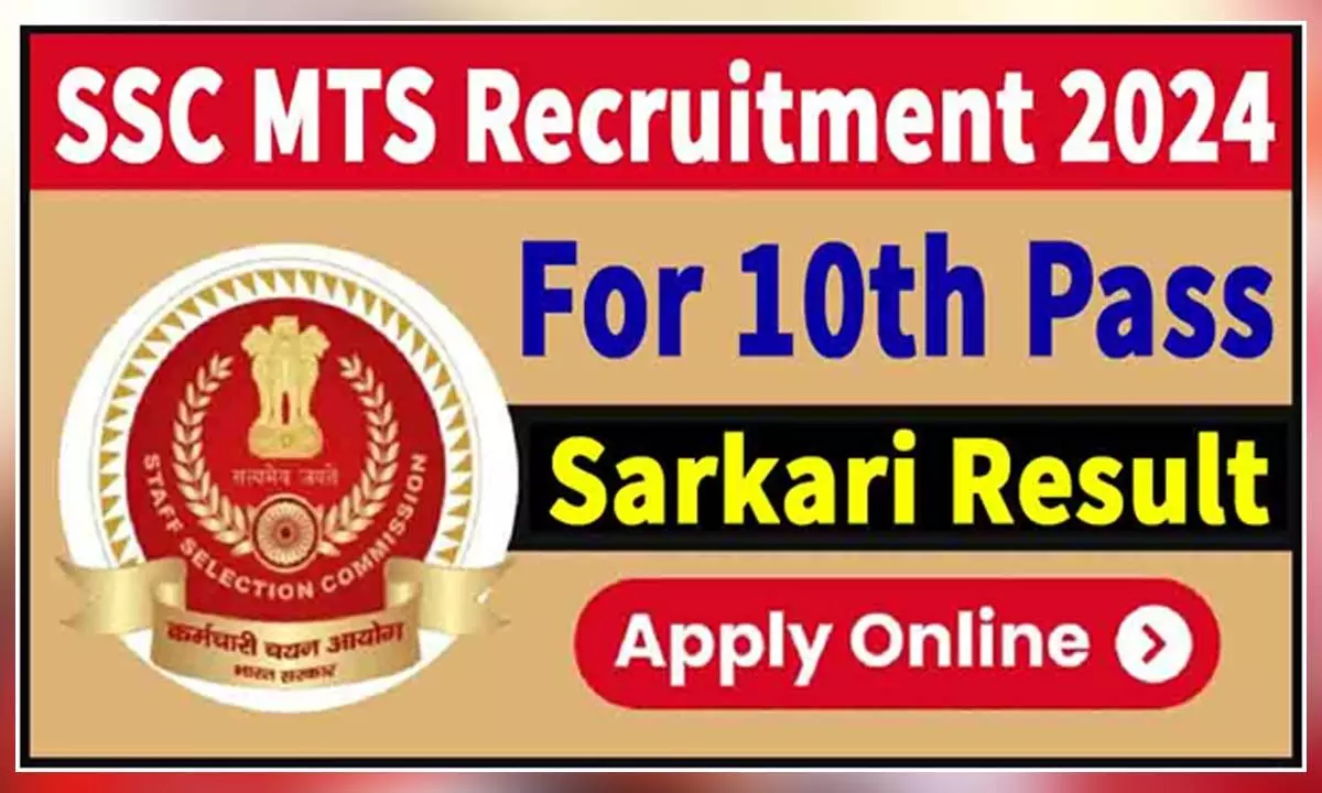 SSC MTS Recruitment 2024: Golden Opportunity For 10th Pass Candidates on Sarkari Result