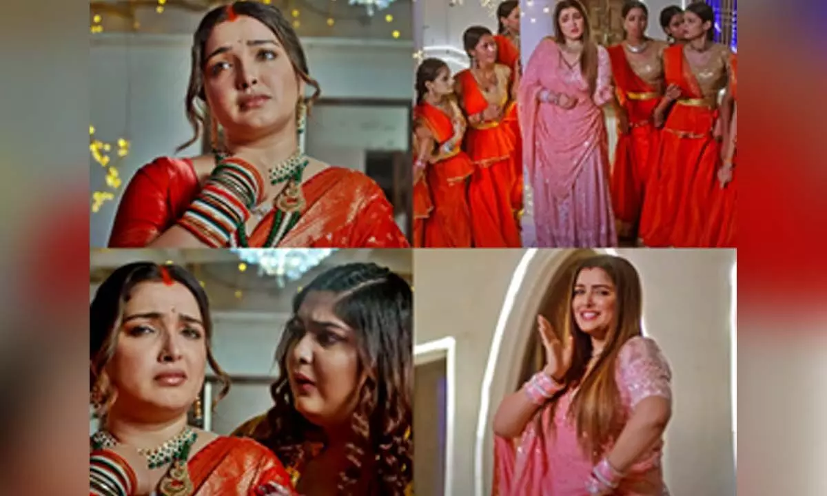 Aamrapali Dubey plays bride in Bhojpuri music video Naginiya; Priya Mallick is the singer