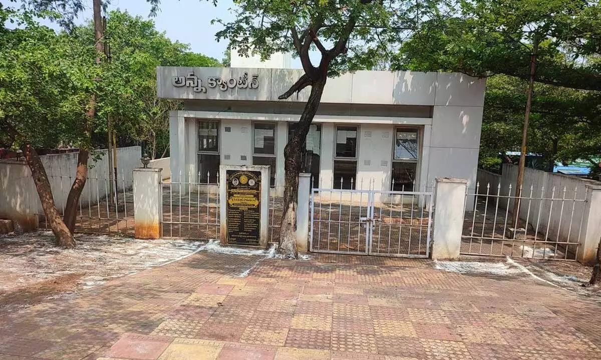 An Anna Canteen located at Gopalapatnam in Visakhapatnam