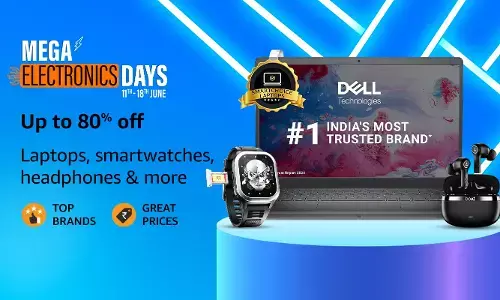 Amazon.in Mega Electronic Days: Great Discounts on Laptops, Smartwatches and More