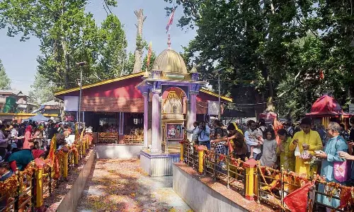 Kashmiri Pandits celebrate annual Mela Kheer Bhawani