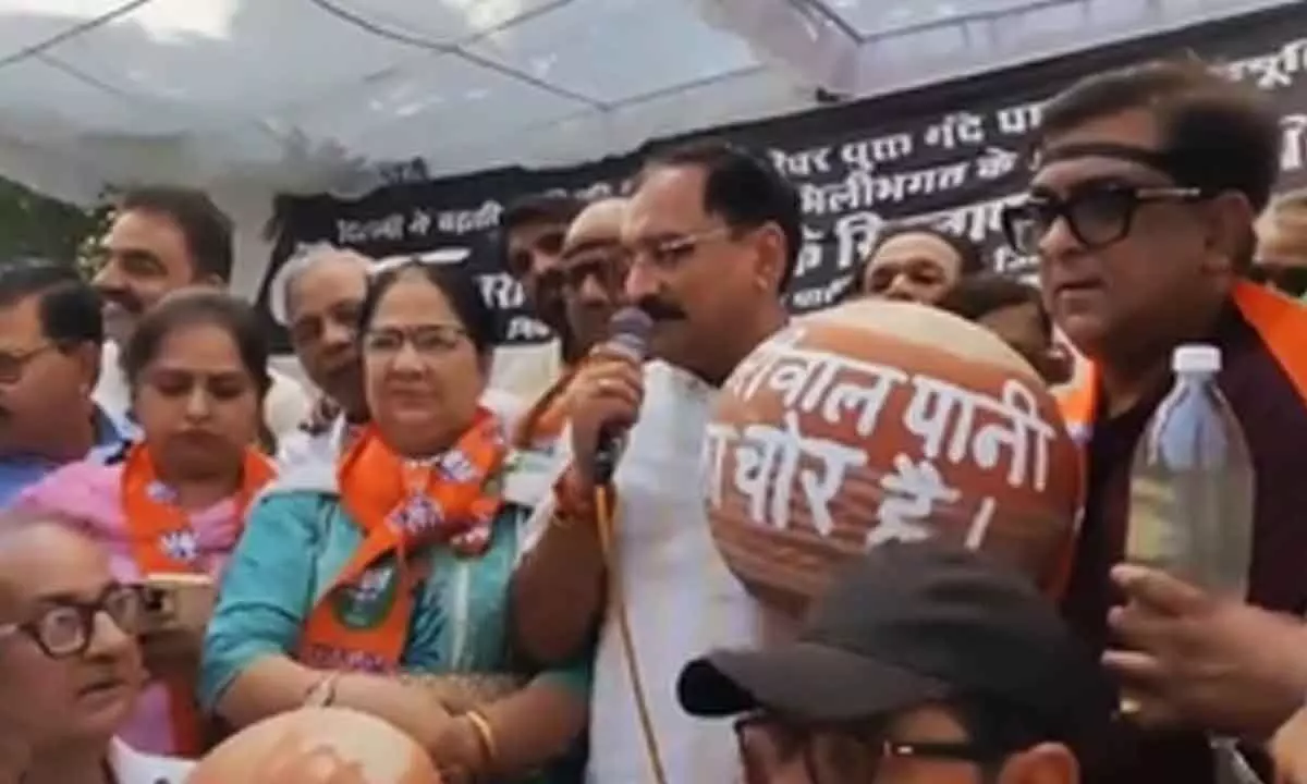 Tanker Mafia: Delhi BJP slams Kejriwal govt over water crisis