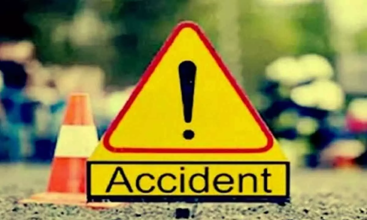 Two dead in a fatal road accident on National Highway in Unguthuru Mandal
