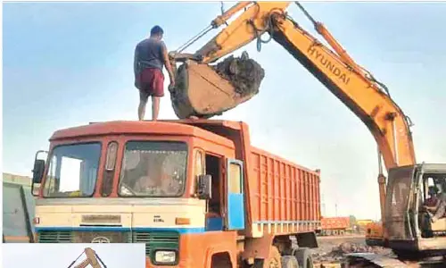 Illegal soil mafia is going on in the tanks in Manthani and Ramagundam constituencies in Peddapalli district.