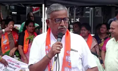 Senior Ktaka BJP leader dies of heart attack after protest against fuel price hike