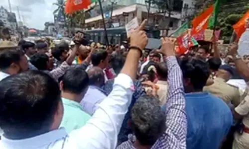 Karnataka BJP protests against fuel price hike, says agitation to continue till prices reversed