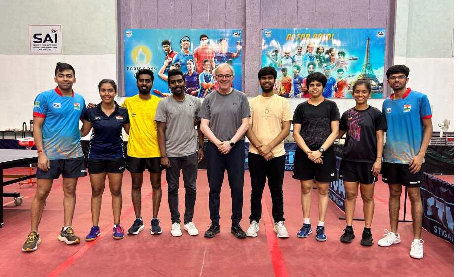 2024 Paris Olympics Indian table tennis players undergo performance