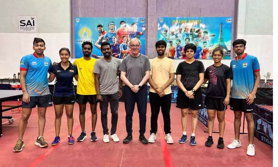 2024 Paris Olympics: Indian table tennis players undergo performance analytics camp