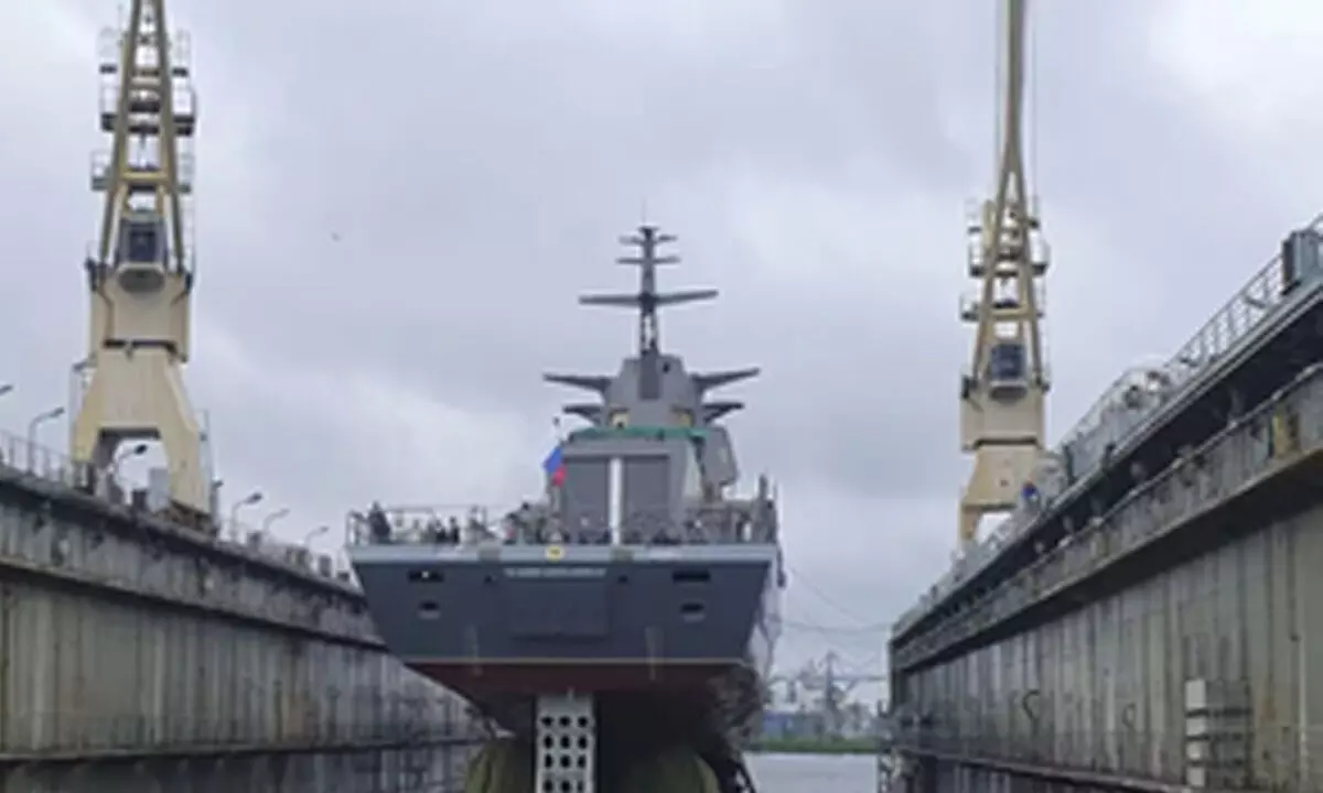 Russia launches new corvette for Pacific Fleet