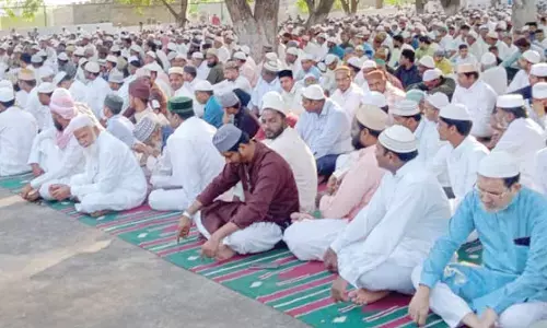 Bakrid celebrated with devotion in erstwhile Karimnagar