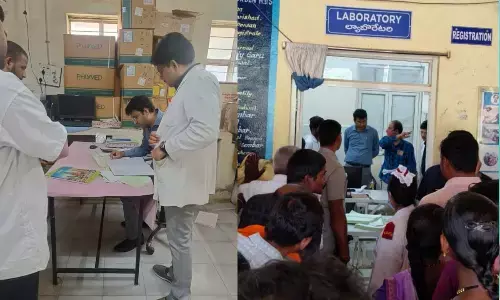 DC BM Santhosh Surprised visit to Govt Hospital in Gadwal