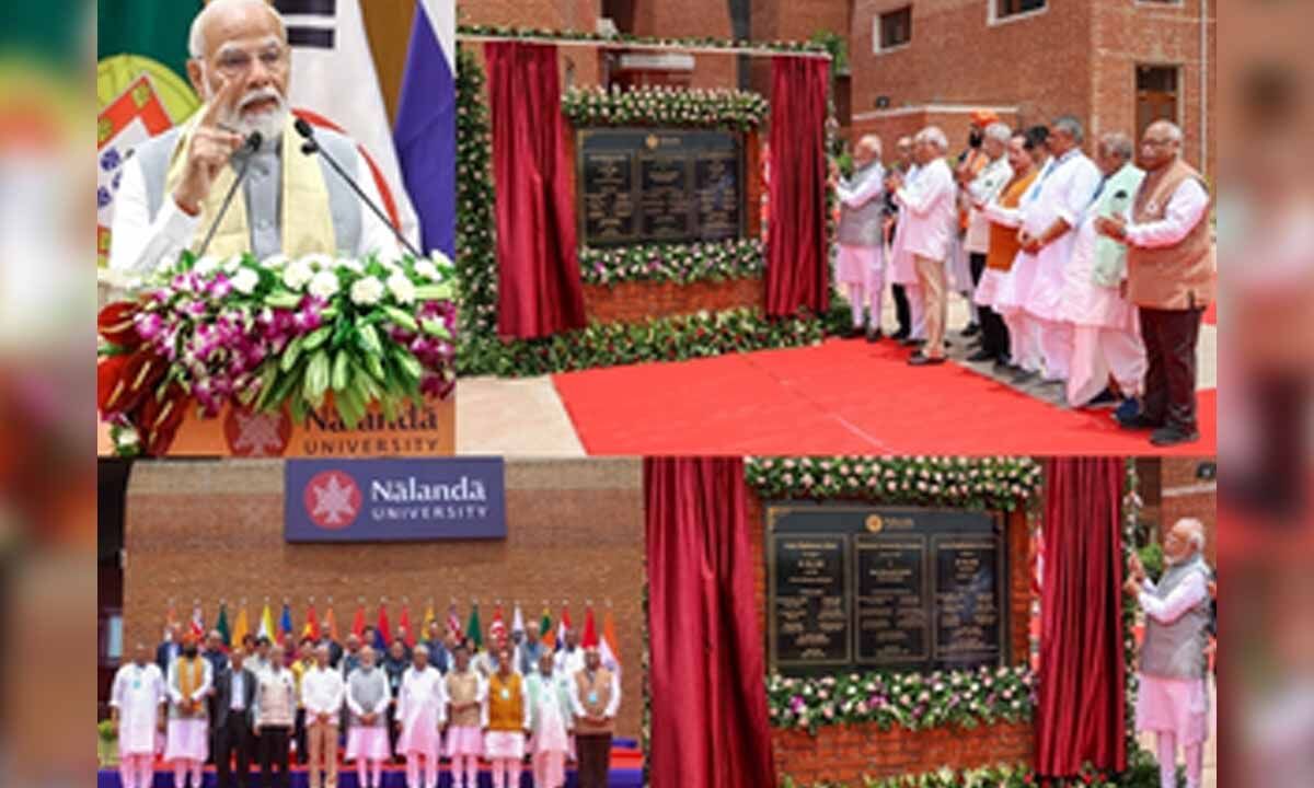 PM Modi Inaugurates New Campus Of Nalanda University, Terms It 'symbol ...