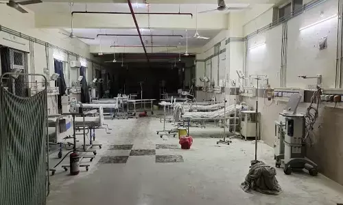 The ICU ward at KGH where a battery exploded in the hospital on Tuesday