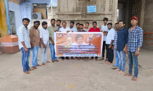 Prayers offered at Lakshminarasimha Swamy temple in Kadiri over Pawan taking charge as Dy CM