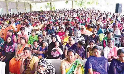 An army of volunteers stare at a bleak future