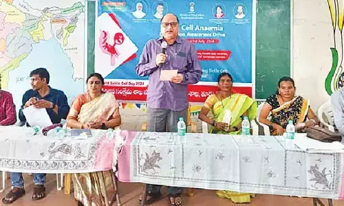 Sickle cell anaemia is not contagious: DMHO